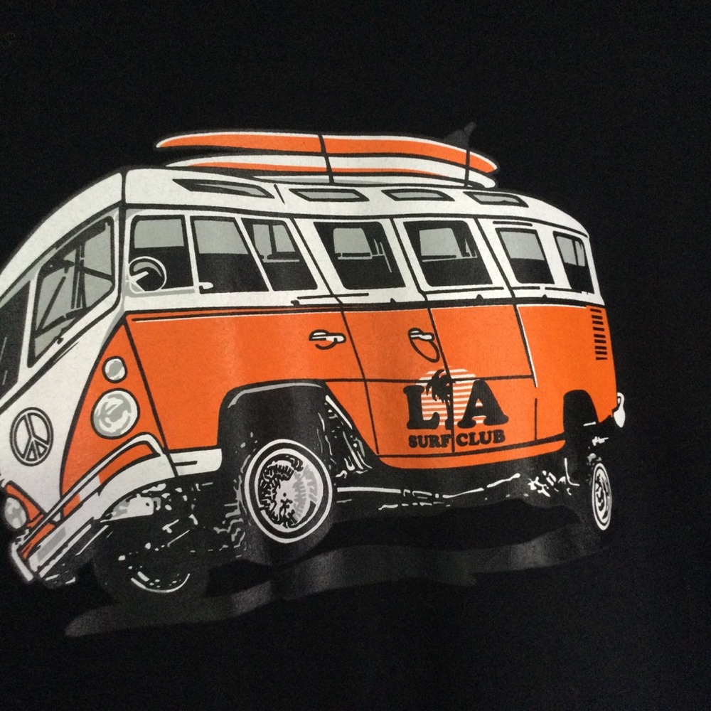 Unfledged Large Volkswagen Bus Van Cotton T-shirt
